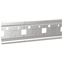 Immagine di barre portapensili h50 14/10 mt. 2 zinc. h mm. 50 - uni 10768                                                                                           