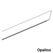 Immagine di profili strip led mek schermo c/bordo opalino aste cm. 300                                                                                           