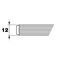Immagine di spine legno lineari mm. 12 in aste rigato                                                                                           