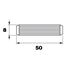 Immagine di spine legno tagliate mm.  8 x 50 rigato                                                                                           