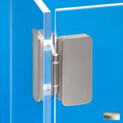 Immagine di cerniere showcase vetro/vetro  0/180° 2d nich. apertura 180° c/molla                                                                                           