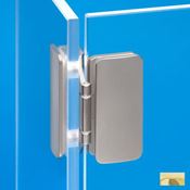Immagine di cerniere showcase vetro/vetro  0/180° 2d oro l apertura 180° c/molla                                                                                           