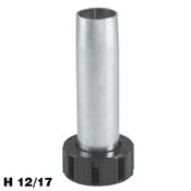 Immagine di piedini 345 metallo reg. maxi cm. 12/17 zinc. s/piastre                                                                                           