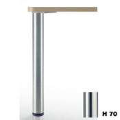 Immagine di gambe 620 c/rgl mm.80 metallo cm. 70 cromo l. c/regolabile                                                                                           