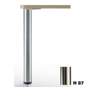 Immagine di gambe 620 c/rgl mm.80 metallo cm. 87 nich.sat. c/regolabile                                                                                           