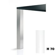 Immagine di gambe 645 quadre mm. 80x 80 cm. 70 bianco c/regolabile                                                                                           