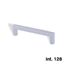 Immagine di maniglie atlanta mm. 128 alluminio opaco                                                                                            
