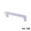 Immagine di maniglie atlanta mm. 160 alluminio opaco                                                                                            