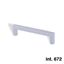 Immagine di maniglie atlanta mm. 672 alluminio opaco                                                                                            