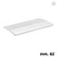 Immagine di maniglie tulip 1 l mm.  62 alluminio opaco                                                                                            