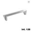 Immagine di maniglie fuji mm.  128 argento                                                                                            