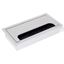Immagine di passacavi quadrum metallo 158x 80 argento f. 147 x 68                                                                                           