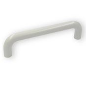 Immagine di maniglie s-0287 mm. 96 plastic bianco 106 a:10 h:28 int:96                                                                                           