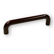 Immagine di maniglie s-0287 mm. 96 plastic marrone 106 a:10 h:28 int:96                                                                                           
