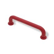 Immagine di maniglie s-0364 mm.  64 plast rosso 112 a:16 h:31 int:96                                                                                           
