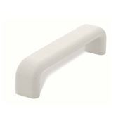 Immagine di maniglie s-0387 mm. 96 plastic bianco 108 a:20 h:26 int:96                                                                                           