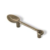 Immagine di maniglie s-1052 mm. 64 metallo ottone antico 109 a:27 h:20 int:64                                                                                           