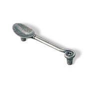 Immagine di maniglie s-1052 mm. 96 metallo latta verniciato 125 a:30 h:25 int:96                                                                                           