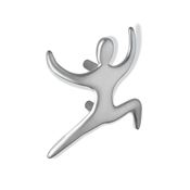 Immagine di maniglie s-1095 mm. 32 metallo cromo opaco 90 a:78 h:27 int:32                                                                                           