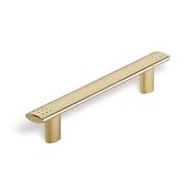 Immagine di maniglie s-1313 mm.  96 metal ottone lucido 130 a:15 h:24 int:96                                                                                           