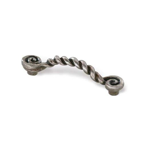 Immagine di maniglie s-1367 mm. 96 metallo ferro anticato 120 a:25 h:34 int:96                                                                                           