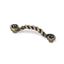 Immagine di maniglie s-1367 mm. 96 metallo ottone antico 120 a:25 h:34 int:96                                                                                           