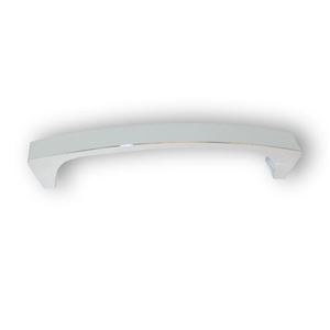 Immagine di maniglie s-1493 mm. 128 metal cromo lucido 148,6 a:20 h:28 int:128                                                                                           