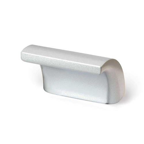 Immagine di maniglie s-1497 mm. 16 metallo argento alu 30 a:30 h:24,5 int:16                                                                                           