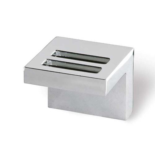Immagine di maniglie s-1504 mm. 16 metallo cromo lucido 30 a:30 h:25 int:16                                                                                           