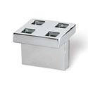 Immagine di maniglie s-1505 mm. 16 metallo cromo lucido 30 a:30 h:25 int:16                                                                                           