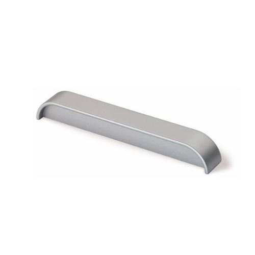 Immagine di maniglie s-1517 mm. 128 metal argento alu 148 a:20 h:20 int:128                                                                                           