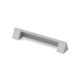 Immagine di maniglie s-1518 mm. 128 metal argento alu 142 a:19,5 h:18,8 int:128                                                                                           