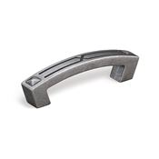 Immagine di maniglie s-1536 mm. 96 metallo argento antico 121,7 a:16 h:32 int:96                                                                                           