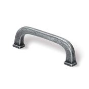 Immagine di maniglie s-1577 mm. 96 metallo argento antico 107 a:13 h:34 int:96                                                                                           