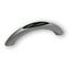 Immagine di maniglie s-1586 mm. 64 metallo arg. alu/nero 80 a:9 h:25,5 int:64                                                                                           