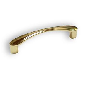Immagine di maniglie s-1651 mm.  96 metal ottone lucido 113 a:16 h:29,5 int:96                                                                                           