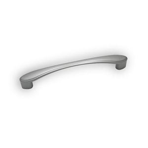 Immagine di maniglie s-1651 mm. 128 metal argento alu 150 a:16 h:29,5 int:128                                                                                           