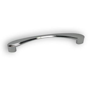 Immagine di maniglie s-1651 mm. 128 metal cromo lucido 150 a:16 h:29,5 int:128                                                                                           