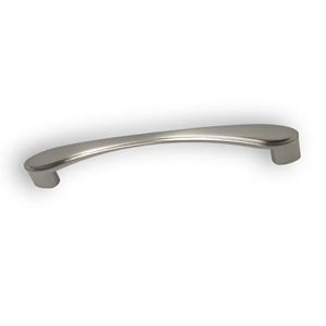 Immagine di maniglie s-1651 mm. 128 metal nikel 150 a:16 h:29,5 int:128                                                                                           