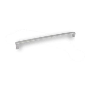 Immagine di maniglie s-1666 mm. 128 metal argento alu 136 a:16 h:23 int:128                                                                                           