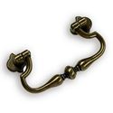 Immagine di maniglie s-1706 mm. 64 metallo ottone antico 4 a48 h17 int64 busta 2 pz.                                                                                           