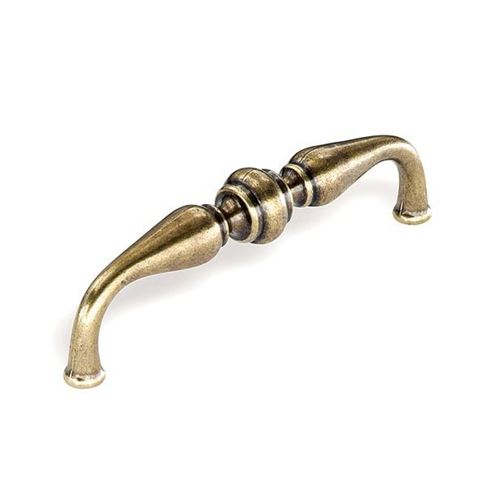 Immagine di maniglie s-1757 mm. 96 metallo ottone antico 05 a17 h31 int96 buste 2 pz.                                                                                           