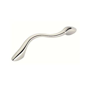 Immagine di maniglie s-1762 mm. 96 metallo nikel lucido 130 a:25 h:28 int:96                                                                                           