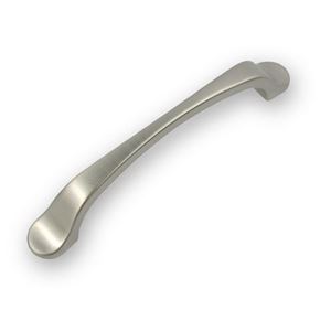 Immagine di maniglie s-1763 mm. 96 metallo nikel satinato 118 a:15 h:25,5 int:96                                                                                           