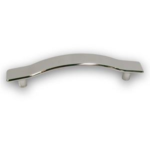 Immagine di maniglie s-1764 mm. 96 metallo nikel lucido 123 a:16 h:27 int:96                                                                                           