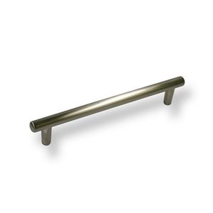 Immagine di maniglie s-1765 mm. 128 metal nikel 157 a:10 h:27,5 int:128                                                                                           