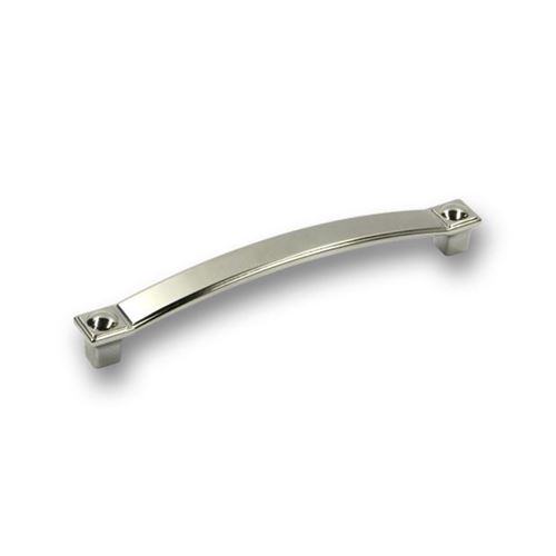Immagine di maniglie s-1809 mm. 128 metal cromo lucido 142 a:14 h:22,5 int:128                                                                                           