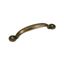 Immagine di maniglie s-1916 mm. 96 metallo ottone antico 136 a:20 h:25 int:96                                                                                           