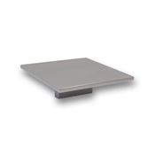 Immagine di maniglie s-2053 mm. 32 metallo argento alu 80 a:80 h:25 int:32                                                                                           