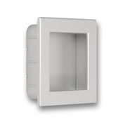 Immagine di maniglie s-2152 mm. 40 metallo argento alu 46 a:40 h:13                                                                                           